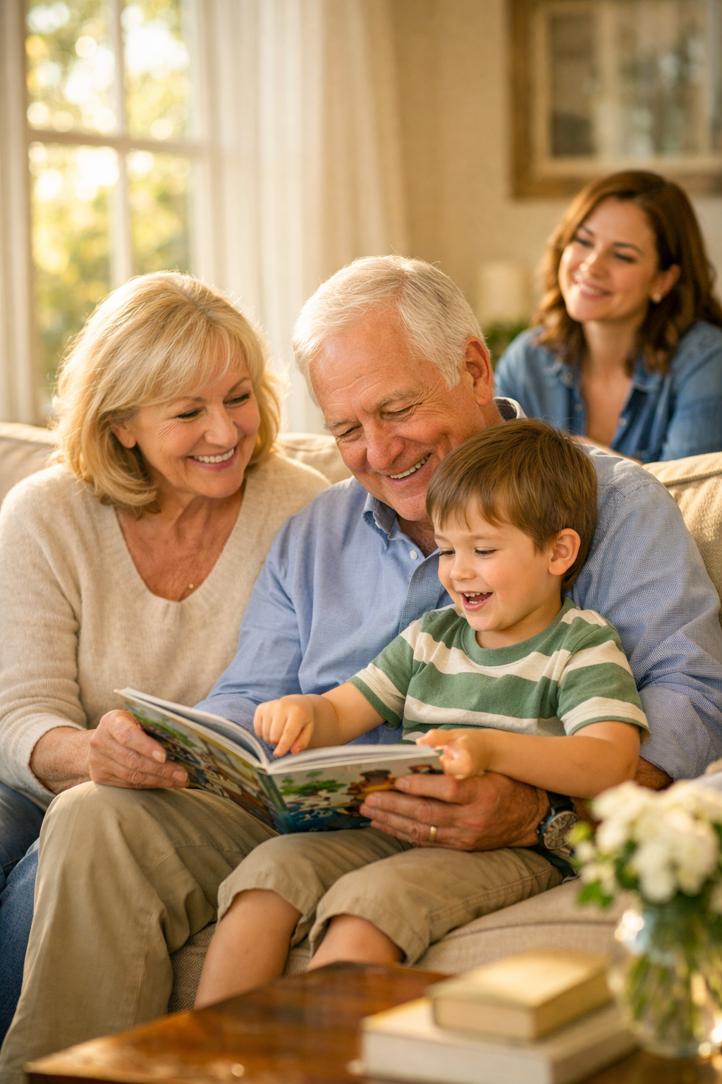 Multi-generational family enjoying time together - legacy in action